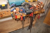 LOT OF BAR CLAMPS