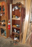WOOD CABINET (NO CONTENTS)