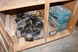 LOT OF CORDLESS DRILLS & CHARGERS