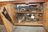 LOT OF HAND TOOLS (SAWS, GRINDERS, PLANER, ETC)