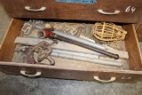 LOT OF PIPE THREADER, VISES, MISC ITEMS