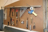 CONTENTS OF WALL (HAND TOOLS, RULERS, FILES, ETC…)