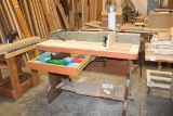 SHAPER TABLE W/LARGE SELECTION OF CUTTING HEADS