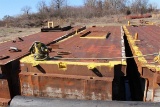 STEEL SECTIONAL BARGE 40'X10'X5'