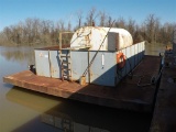 38' X 26' X 4.5' FUEL BARGE .
