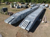 (3) 7'X90'X5' SECTIONAL BARGES