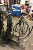 Miller 22 A Welder W/ Leads and Cart