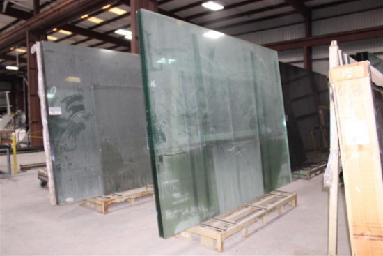 5 Sheets of 3/4”X 96”X130” Clear Glass