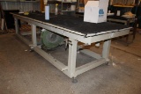 4.6'X12.8' Metal Table W/ Blower