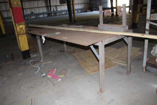 Metal Table W/ Clamp