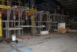 (3) Sections of Hydraulic Plate Presses W/ Hydraulic Power Unit