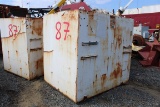 SQUARE FUEL TANK . APROX 7'X5'X6' TALL, Located at 800 E Indian River Rd. Norfolk, VA 23523, call 22