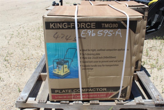 KING FORCE TMG90 Plate Compactor, 6.5HP Motor    ~