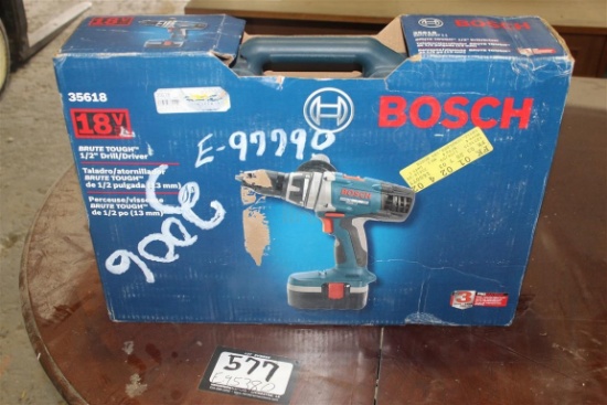 Unused Bosch 35618 18V 1/2" Drill Driver . ~