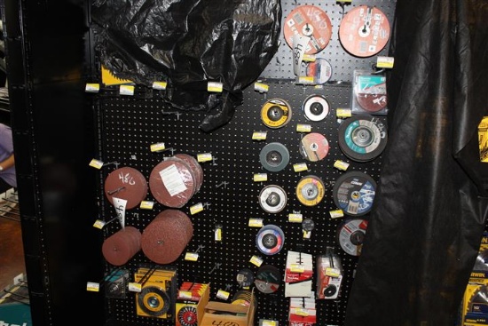 Lot of Assorted Discs, Grinding Wheels, and Brushes