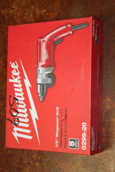 (1) Milwaukee 1/2” Magnum Drill Model 0299-20