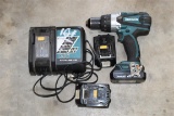 Makita Battery Powered Drill W/ 2 Extra Batteries and A Charger