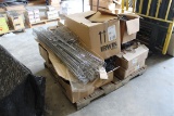 Pallet of Wire Racks and Display Hangers