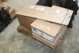 Pallet of Outdoor Breakers and Box of Copper Wire