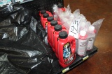 Lot of Approx (8) Drano Bottles & Approx (11) Liquid Fire Drain Line Opener (Contents of Shelf)