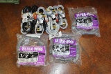 Lot of 4-6' Dryer Cords 30Amp-50Amp Approx 12 & (2) 3/4” Non-Metallic Liquid Tight Whip & (1) 1/2” W