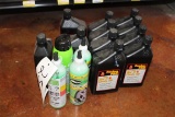 Lot of Slime Tire Sealant & Poulan Pro Bar and Chain Oil