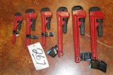 (1) 8” (2) 10: (1) 12” (2) 14”  Pipe Wrenches