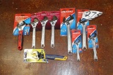 Lot of (9) Assorted Crescent Wrenches