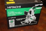 (1) Hitachi 10” 255mm Compound Miter Saw Model C 10FCH2