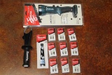 Lot of (1) Makita Flashlight Model DML 185, Makita Replacement Bulbs, Makita Lock Nut Wrench