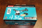 (1) Makita 18V LXT Lithium-Ion Brushless 4-1/2” / 5” Paddle Switch Cut-Off/Angle Grinder With Electr