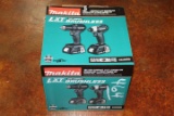 (1) Makita 18V Sub-Compact LXT Brushless Lithium-Ion 2-Piece Combo Kit (Driver-Drill/Impact Driver)