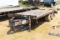 CIRCLE . 25' Flatbed Trailer w/ Dovetail Ramps Tandem Axles