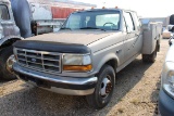FORD F350 XLT SALVAGE ROW Service Body Extended Cab Diesel Engine Automatic Transmission