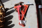 Lot of Rigid Misc Pipe Wrenches