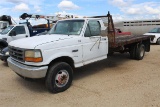FORD F350 SALVAGE ROW Gas Engine Automatic Transmission 14' Flatbed