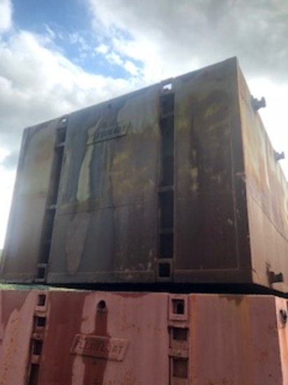 20' FLEX-I-FLOAT / ROBISHAW-S-70 DUO BARGE 101463 OFFSITE ITEM Located in Savannah GA Questions call
