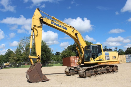 KOMATSU PC360 LC-10 Enclosed Cab 52"Digging Bucket with Side Cutters 34" TBG Pads