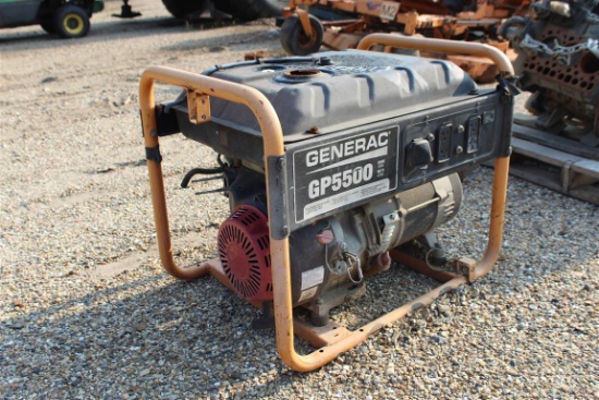 GENERAC GP5500 SALVAGE ROW Gas Generator Skid Mounted