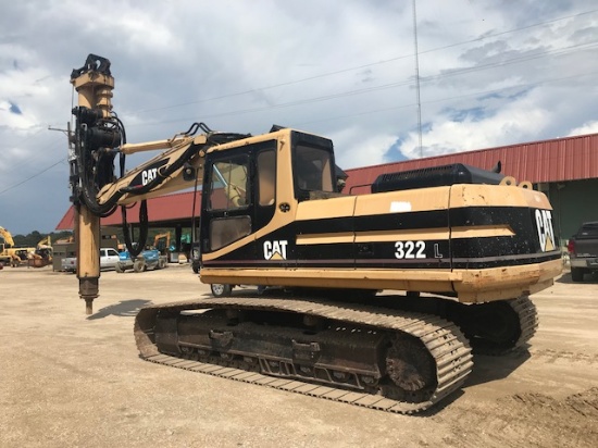 LODRIL LLM60 LoDril Hydraulic Vertical Drill mounted on Caterpillar 322L s/n 9RL00900 10753 Indicate