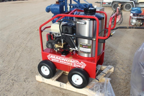 MAGNUM HOT WATER PRESSURE WASHER 4000 SERIES Hot Water Pressure Washer - Gas/Diesel - Wheel Mounted