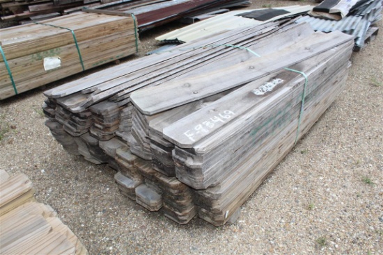 LOT OF APPROX. (240) 5/8X6X6 DE FENCE BOARDS