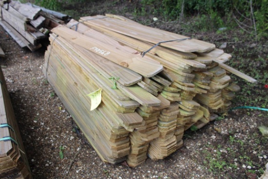 Approx. (240) 5/8x6x6 De Fence Boards