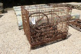 Wire Basket W/ Cable Rigging