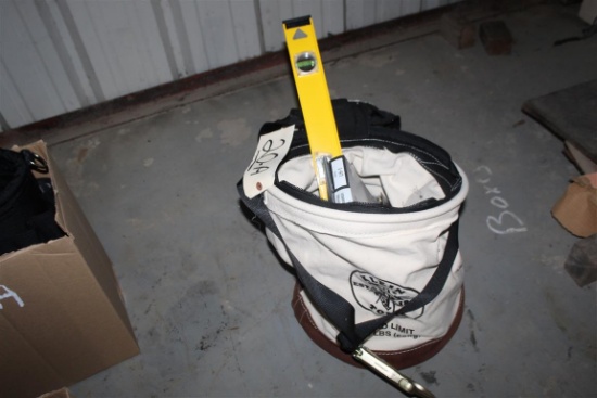 Klein Rigging Bag w/Hook Loaded w/ Misc Tools