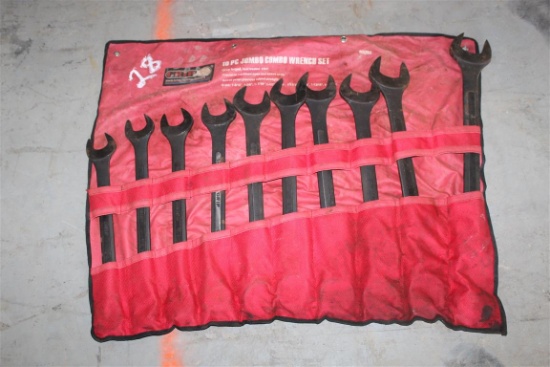 10pc. Grip Combo Wrench Set