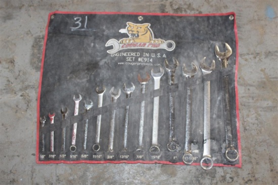 14pc. Cougar Pro Combo Wrench Set