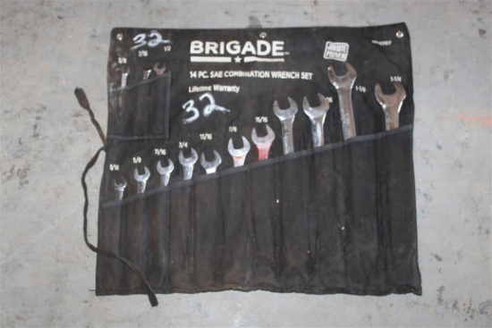 Brigade 14 pc. Combo Wrench Set