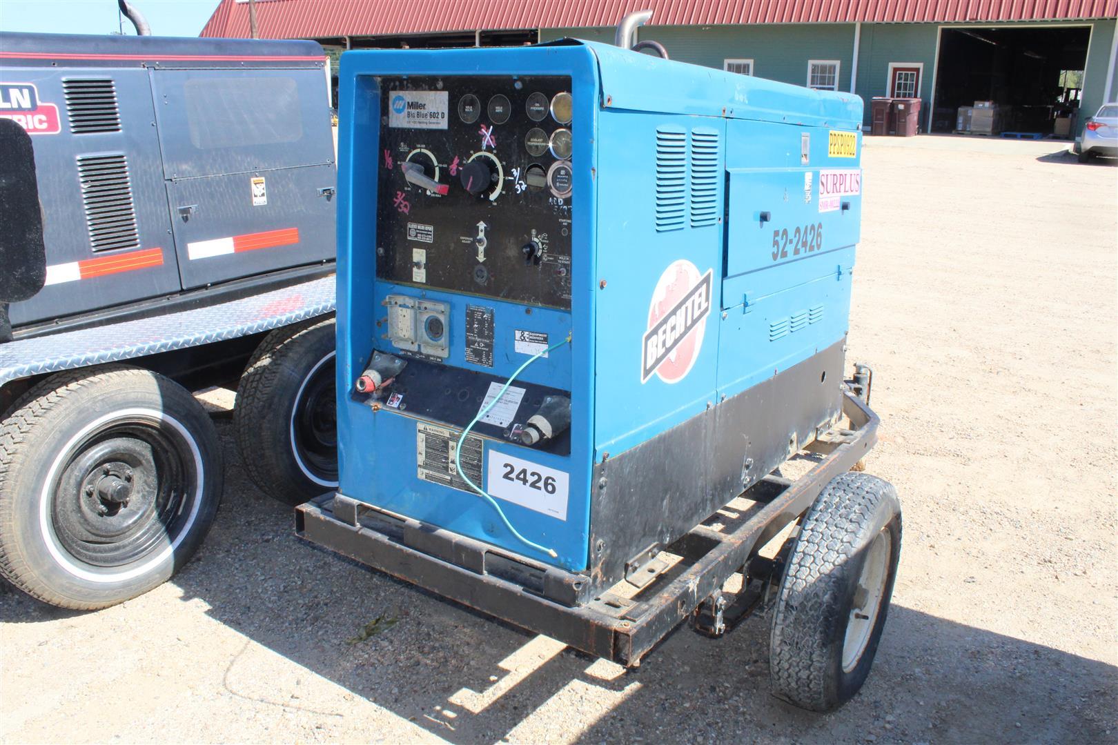 Miller Big Blue 602D CC-DC Welding Generator - | Proxibid