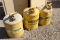 Lot of Gas Cans